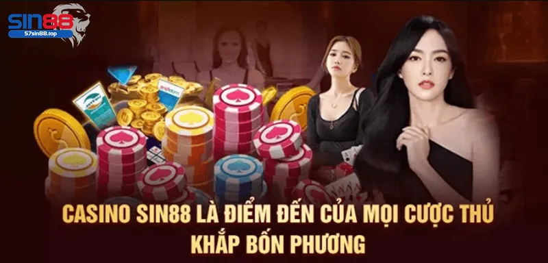 Các nhà cung cấp sảnh cược casino SIN88